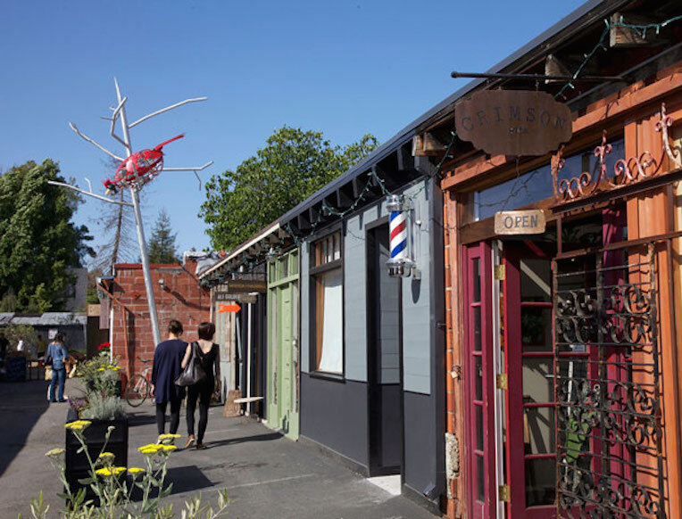 Temescal Alley shops